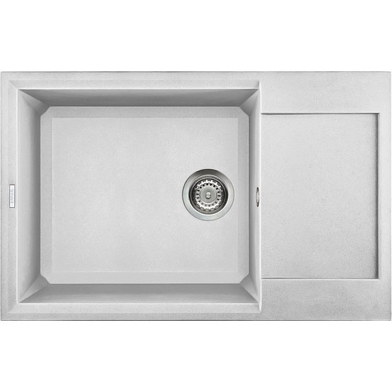 Elleci Easy 310 gránit mosogató G68 Bianco Titano 760x480mm Elleci Easy 310 gránit mosogató G68 Bianco Titano 760x480mm