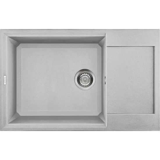 Elleci Easy 310 gránit mosogató M79 Aluminium 760x480mm