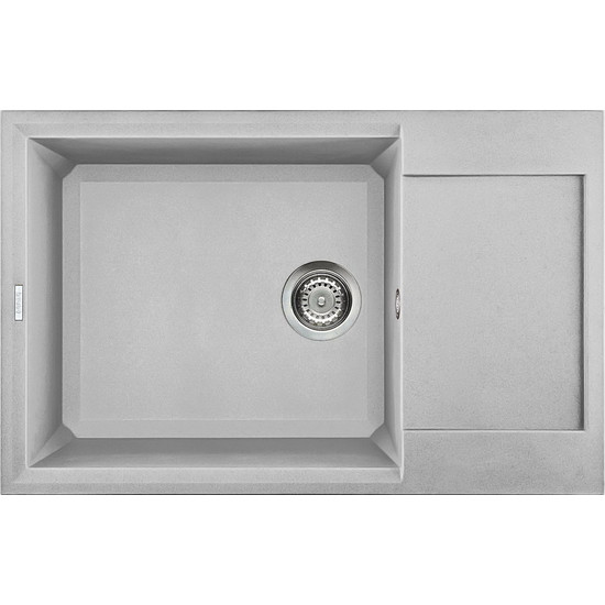 Elleci Easy 310 gránit mosogató M79 Aluminium 760x480mm
