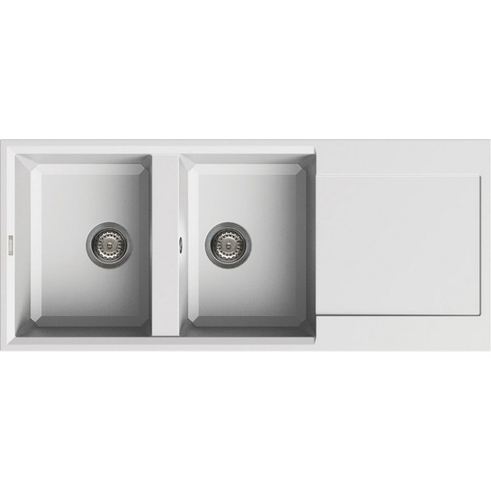 Elleci Easy 500 gránit mosogató G68 Bianco Titano 1140x480mm Elleci Easy 500 gránit mosogató G68 Bianco Titano 1140x480mm