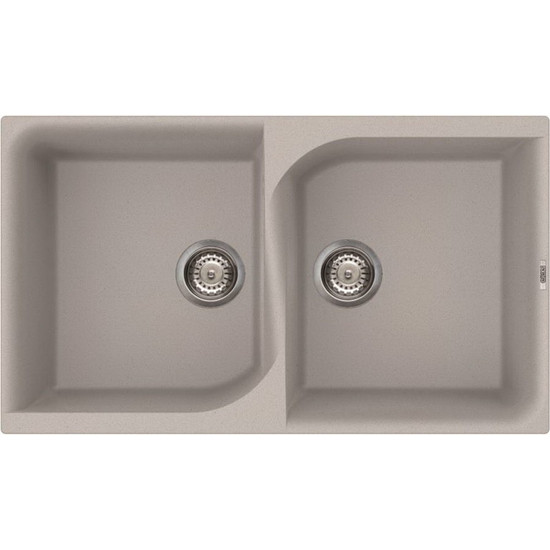 Elleci Ego 450 gránit mosogató M79 Aluminium 840x485mm Elleci Ego 450 gránit mosogató M79 Aluminium 840x485mm