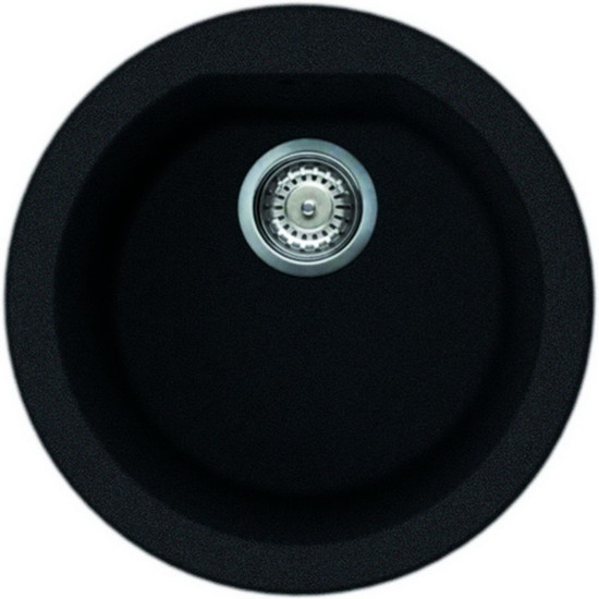 Elleci Fox Round gránit mosogató G59 Antracite 430mm