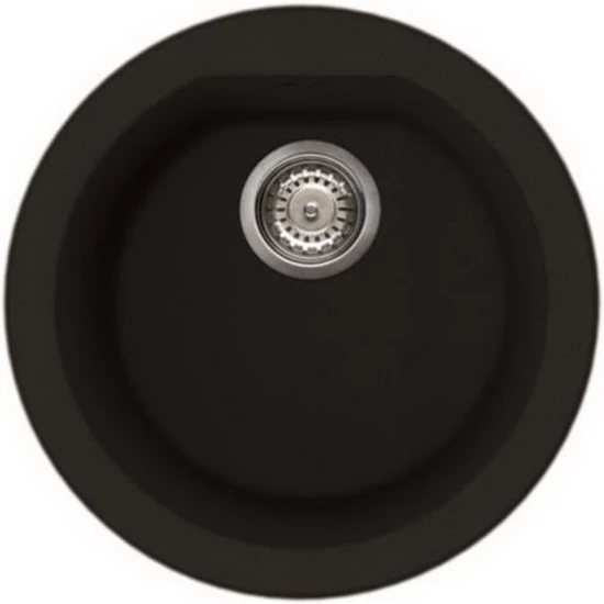Elleci Fox Round gránit mosogató M79 Aluminium 430mm
