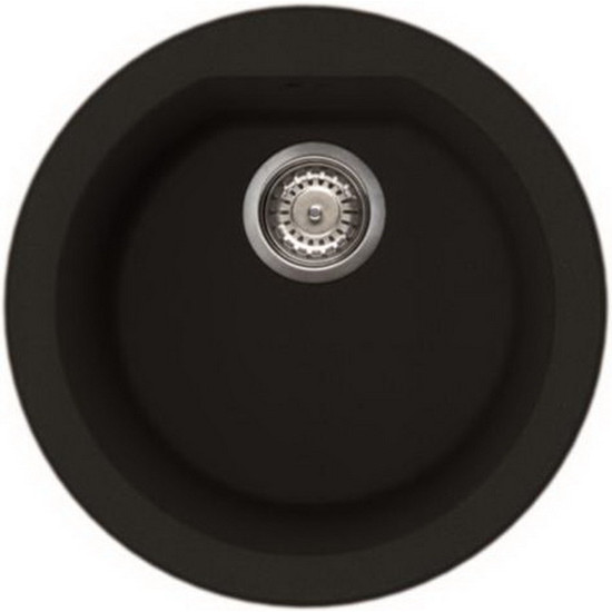 Elleci Fox Round gránit mosogató M79 Aluminium 430mm