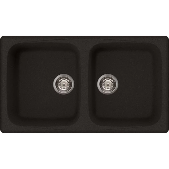 Elleci Master 450 gránit mosogató G59 Antracite 840x480mm