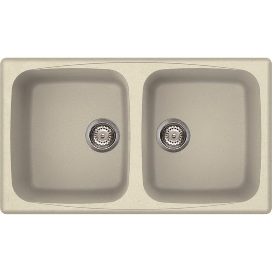 Elleci Master 450 gránit mosogató G62 Bianco Antico 840x480mm