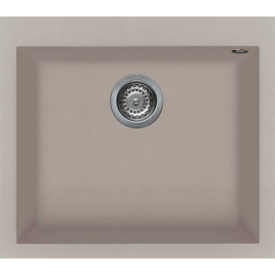 Elleci Quadra 105 gránit mosogató G43 Tortora 550x480mm Elleci Quadra 105 gránit mosogató G43 Tortora 550x480mm