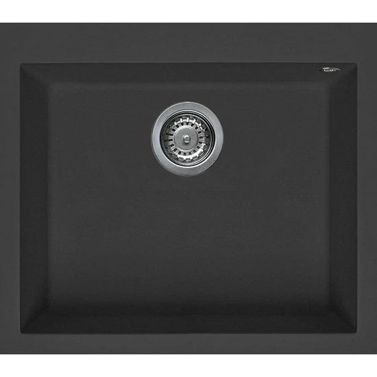 Elleci Quadra 105 gránit mosogató G59 Antracite 550x480mm