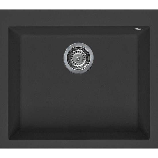 Elleci Quadra 105 gránit mosogató G59 Antracite 550x480mm Elleci Quadra 105 gránit mosogató G59 Antracite 550x480mm