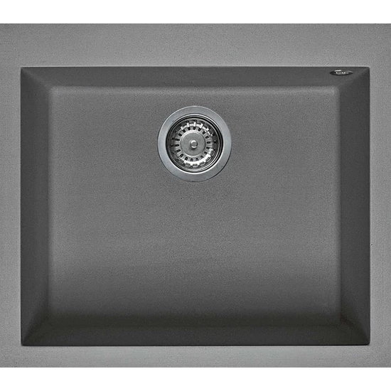 Elleci Quadra 105 gránit mosogató M73 Titanium 550x480mm