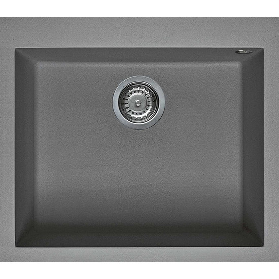 Elleci Quadra 105 gránit mosogató M73 Titanium 550x480mm