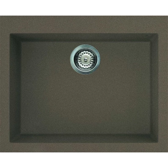 Elleci Quadra 110 gránit mosogató G43 Tortora 590x480mm