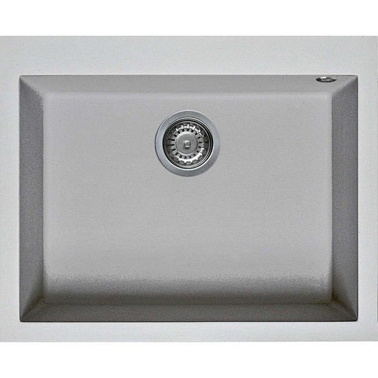 Elleci Quadra 110 gránit mosogató M79 Aluminium 590x480mm Elleci Quadra 110 gránit mosogató M79 Aluminium 590x480mm