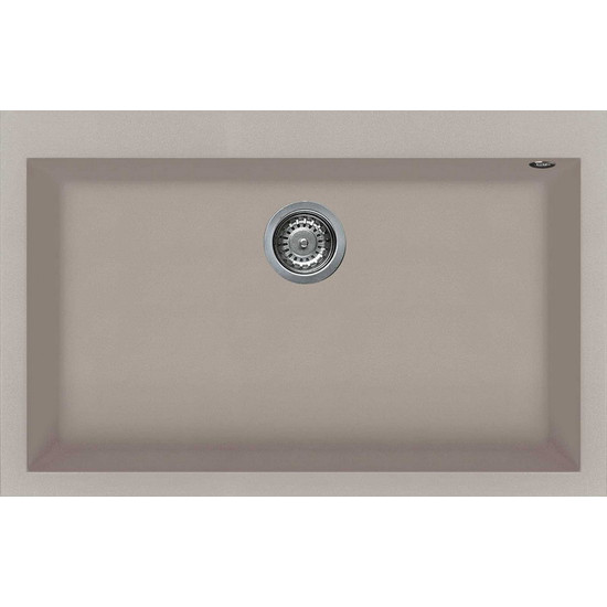 Elleci Quadra 130 gránit mosogató G43 Tortora 770x480mm Elleci Quadra 130 gránit mosogató G43 Tortora 770x480mm