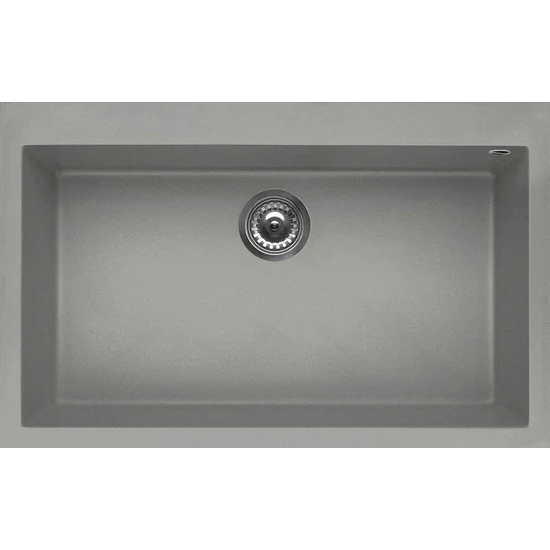 Elleci Quadra 130 gránit mosogató G48 Cemento 770x480mm