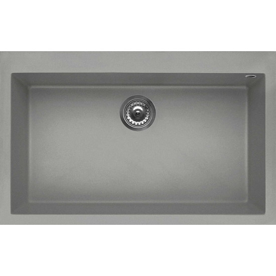 Elleci Quadra 130 gránit mosogató G48 Cemento 770x480mm