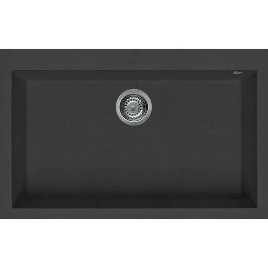 Elleci Quadra 130 gránit mosogató G59 Antracite 770x480mm Elleci Quadra 130 gránit mosogató G59 Antracite 770x480mm