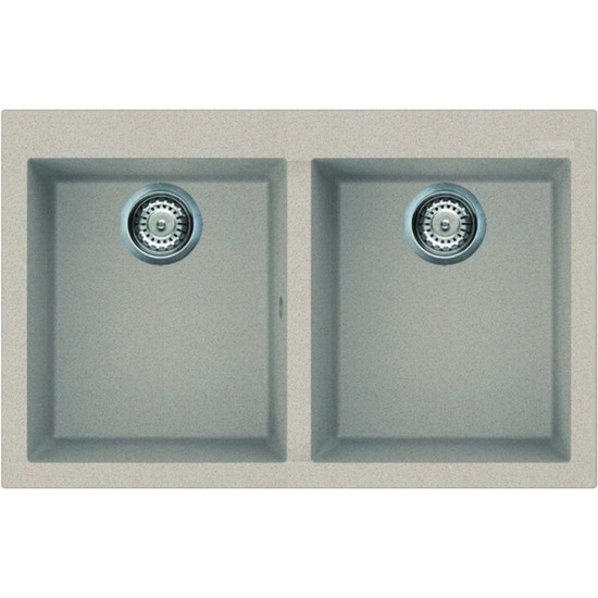 Elleci Quadra 350 gránit mosogató G51 Avena 760x480mm Elleci Quadra 350 gránit mosogató G51 Avena 760x480mm
