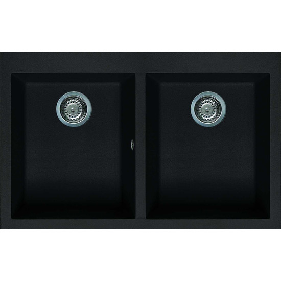 Elleci Quadra 350 gránit mosogató G59 Antracite 760x480mm Elleci Quadra 350 gránit mosogató G59 Antracite 760x480mm