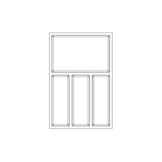 Evőeszköztartó SKY 500/45 (372x474mm) antracit