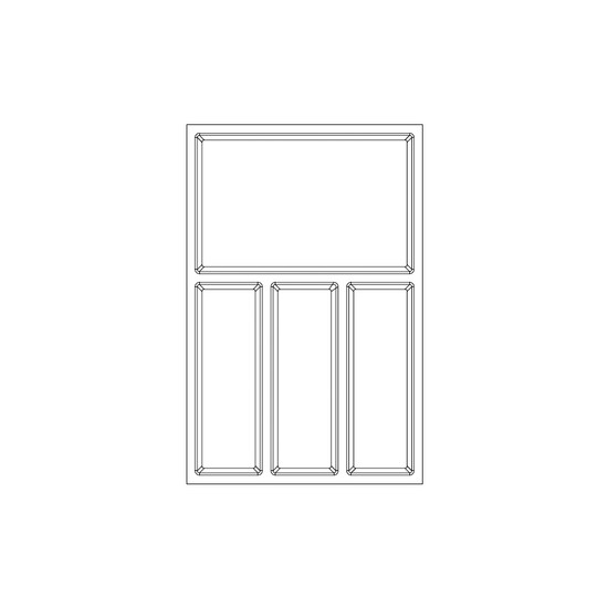 Evőeszköztartó SKY 500/45 (372x474mm) fehér Evőeszköztartó SKY 500/45 (372x474mm) fehér