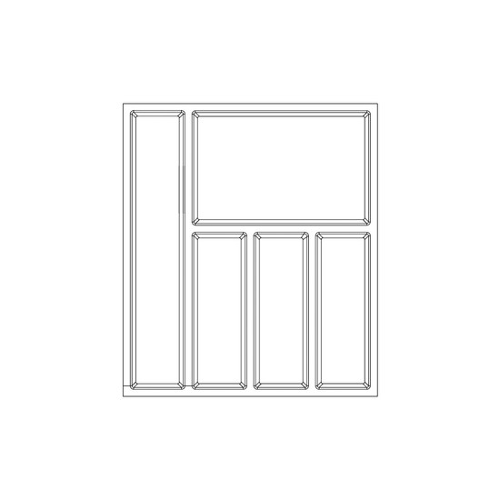 Evőeszköztartó SKY 500/50 (422x474mm) fehér