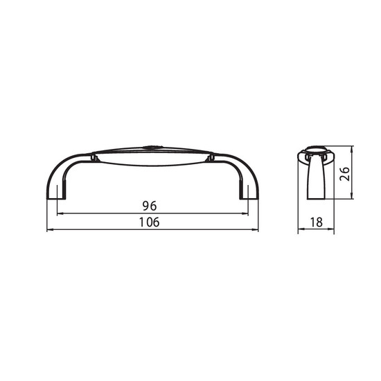 Fogantyú 1973-106 ZN31A78 96mm Antikolt