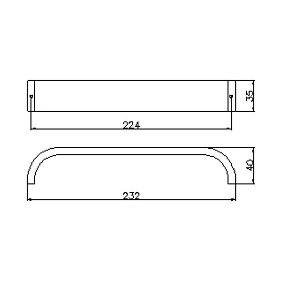 Fogantyú 2035-232 ZN21 224 Nikkel