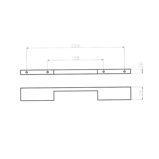 Fogantyú 2110-252 ZN1 128-224 Króm