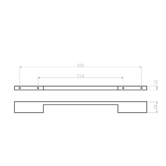 Fogantyú 2110-348 ZN1 224-320 Króm