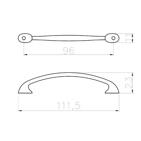 Fogantyú 2129-112 ZN10 96 Antikolt
