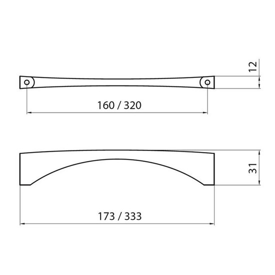 Fogantyú 2198-173 ZN21 NIKKEL FÉM 160 Fogantyú 2198-173 ZN21 NIKKEL FÉM 160