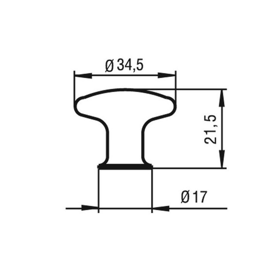 Fogantyú 397-35 átm: 35mm Antikolt