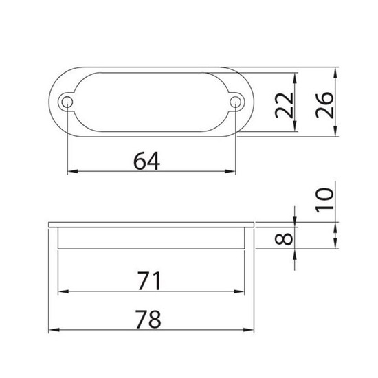 Fogantyú 541.064.00F7 NIKKEL FÉM 64 Fogantyú 541.064.00F7 NIKKEL FÉM 64