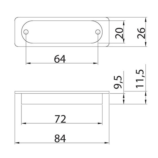 Fogantyú 543.064.00F7 NIKKEL FÉM 64 Fogantyú 543.064.00F7 NIKKEL FÉM 64