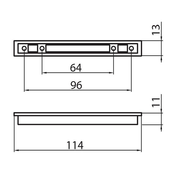 Fogantyú C366C-11 64-96mm Galvanizált nikkel