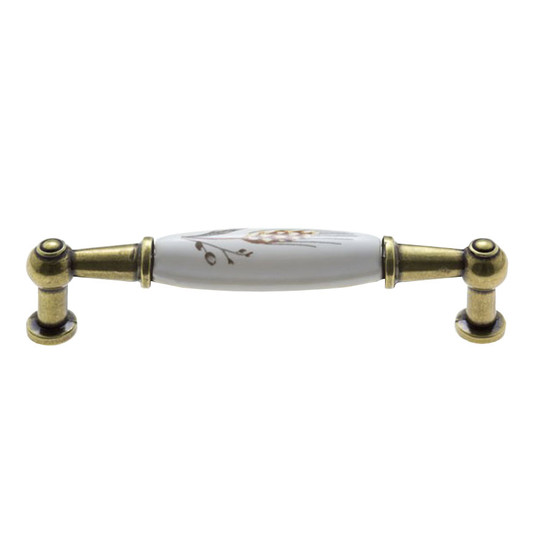 Fogantyú E038-96 Antik bronz -búzakalász porcelán