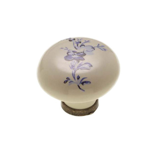 Fogantyú P03.01.25.04 ANT.BRONZ-KÉK V PORCELÁN ÁTM.35 Fogantyú P03.01.25.04 ANT.BRONZ-KÉK V PORCELÁN ÁTM.35