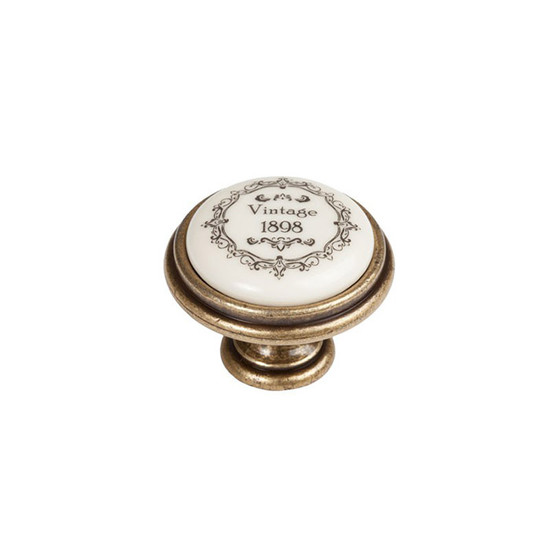 Fogantyú P77.01.q3.d1g Antik firenze-Vintage 35mm gomb