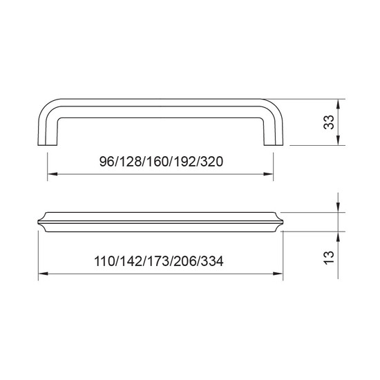 Fogantyú WMN772.096.00C7 ANTIK ÓN FÉM 096 Fogantyú WMN772.096.00C7 ANTIK ÓN FÉM 096