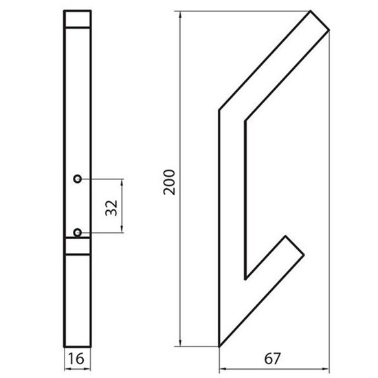 Fogas akasztó 2301-N1 Acél