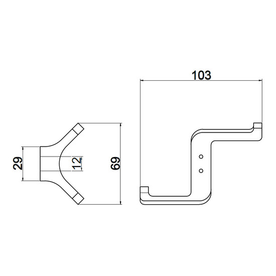 Fogas akasztó E1017-16 Nikkel
