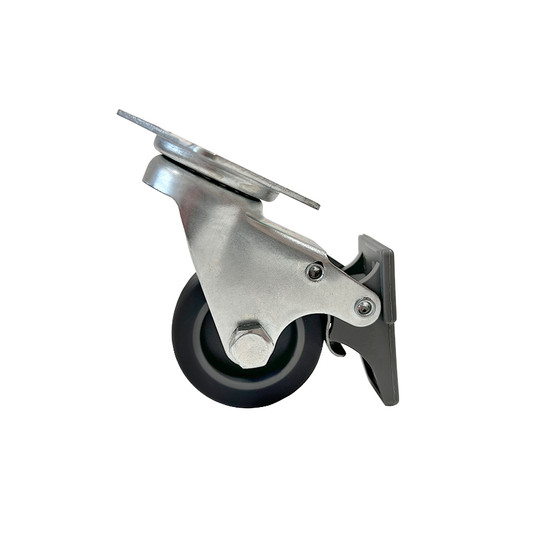 Ipari görgő 38-as sorozat 40mm Forgó fékes, 42x42mm talp, 59mm magas, 30kg Ipari görgő 38-as sorozat 40mm Forgó fékes, 42x42mm talp, 59mm magas, 30kg
