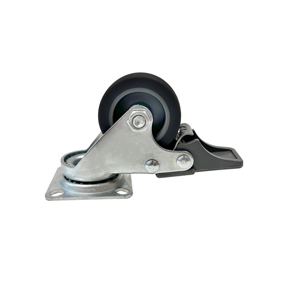 Ipari görgő 38-as sorozat 40mm Forgó fékes, 42x42mm talp, 59mm magas, 30kg Ipari görgő 38-as sorozat 40mm Forgó fékes, 42x42mm talp, 59mm magas, 30kg