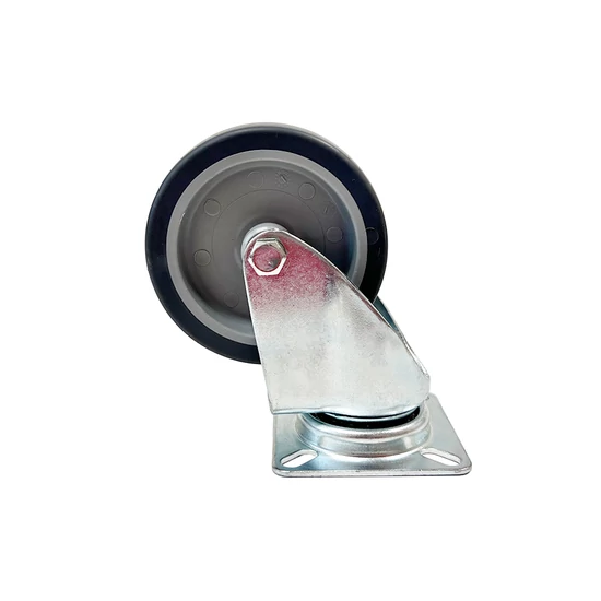 Ipari görgő 38-as sorozat 75mm Forgó, 60x60mm talp, 101mm magas, 70kg