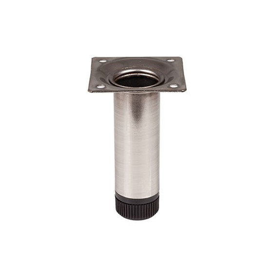 Szekrényláb 100mm Nikkel 19548