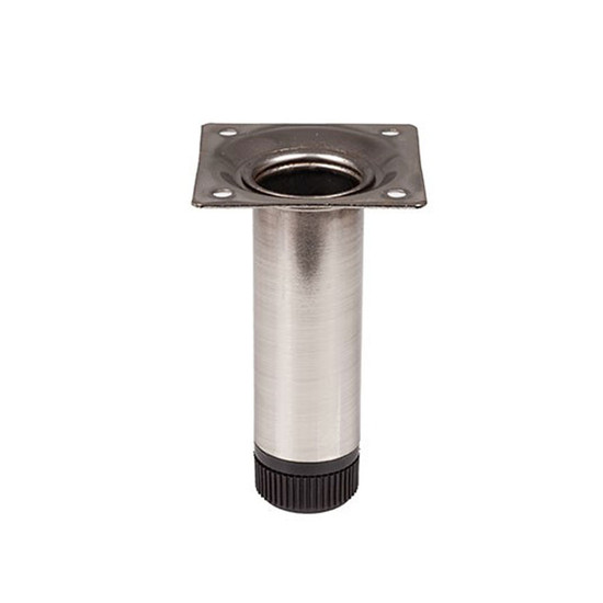 Szekrényláb 150mm Nikkel 19548