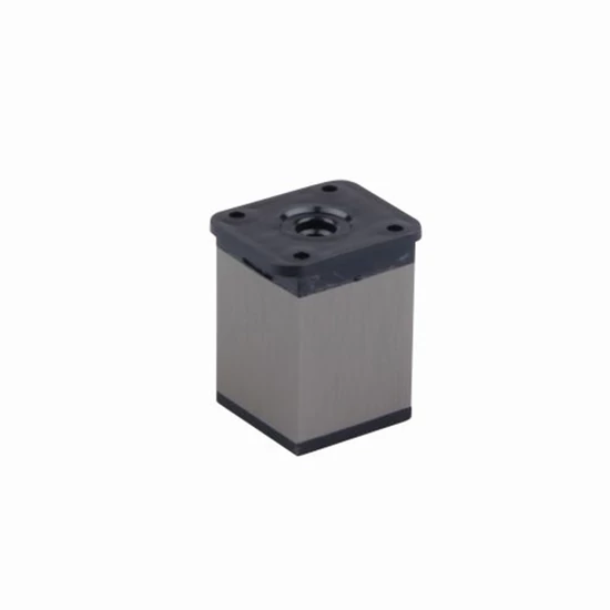 Szekrényláb 60mm 40x40mm Négyszögletes Nemesacél 86370 E/IK