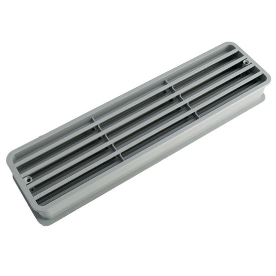 Ajtó Szellőzőrács Világos Szürke műanyag 315 x 83 mm Ajtó Szellőzőrács Világos Szürke műanyag 315 x 83 mm