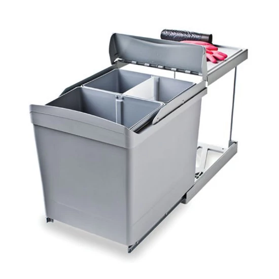 Hulladékgyűjtő 538 Szürke 2x21L